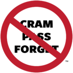 cram-pass-forget overlaid with no sign