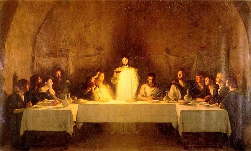 Painting: Bouveret's Last Supper